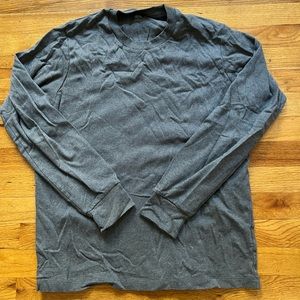 Grey Uniqlo long sleeve T shirt
